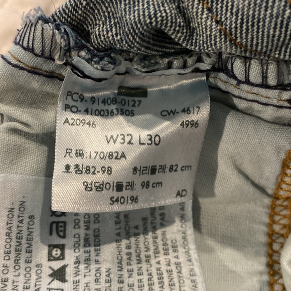Levi Mens Signature Relaxed Jeans 32/30 - Picture 9 of 9